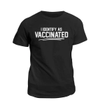 Veteran Shirt, Dad Shirt, Funny Shirt, I Identify As Vaccinated T-Shirt KM0906 - Spreadstores