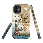 The name of the lord is a fortified tower Proverbs 18:10 Bible verse phone case