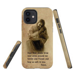 Jesus holding child a prayer quote phone case - Christian phone case