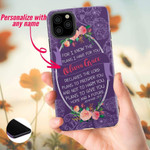 Jeremiah 29:11 For I know the plans I have for you Custom name iPhone case