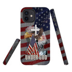 One nation under God American flag phone case