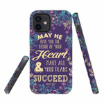 Bible verse phone cases: Psalm 20:4 May He give you the desire of your heart