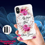 My hope is in you Psalm 39:7 personalized name iPhone case