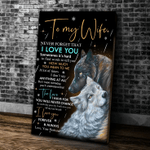 Personalized To My Wife Never Forget That I Love You Matte Canvas - Spreadstores