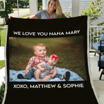Personalized Picture Perfect Sherpa Blanket - Spreadstores