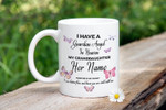 Personalized Granddaughter Mug, Gift For Granddaughter, I Have A Guardian Angel Mug - Spreadstores