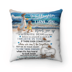 Personalized To My Granddaughter Never Forget That I Love You More Than You'll Ever Know Pillow - Spreadstores