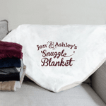 Personalized Sherpa Blanket, Valentine Gift, Husband And Wife Name Blanket - Spreadstores