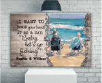 Personalized I Want To Hold Your Hand Matter Canvas, Couple Canvas, Anniversary's Gift Ideas, Gift For Valentine's Day - Spreadstores