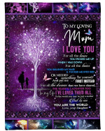 Personalized Mom Blanket, Gift For Mom From Daughter, To My Loving Mom I Love You For All The Times Sherpa Blanket - Spreadstores