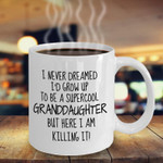 Personalized Mug, Thanks For Being My Granddaughter, Gift For Granddaughter Mug - Spreadstores
