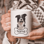 Personalized Collie Dog Mug, Custom Dog Mug, Love Pet Gifts, Border Collie Lover Gifts, Pet Mug - Spreadstores
