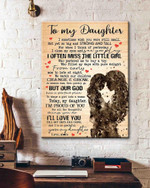 Personalized Daughter Canvas, To My Daughter I Sometimes Wish You Were Still Small Canvas, Gift For Daughter From Mom - Spreadstores