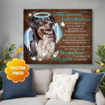 Pet Memorial Gifts | Custom Canvas Wall Art For Pets | When Tomorrow Starts Without Me - Personalized Sympathy Gifts - Spreadstore