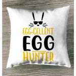 Egg- cellent egg hunter Christian pillow - Christian pillow, Jesus pillow, Bible Pillow - Spreadstore