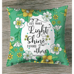 Matthew 5:16 let your light shine before others Bible verse pillow - Christian pillow, Jesus pillow, Bible Pillow - Spreadstore
