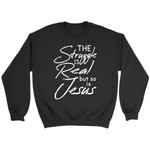 The struggle is real but so is Jesus sweatshirt | Christian sweatshirts - Gossvibes