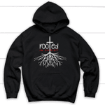 Rooted in Christ hoodie - Christian hoodies - Gossvibes