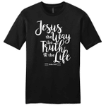 Jesus the way the truth the life mens Christian t-shirt - Gossvibes
