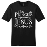 This princess is powered by Jesus mens Christian t-shirt - Gossvibes