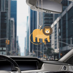 Car Hanging Ornament Cute Lion With Funny Eyes