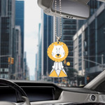 Car Hanging Ornament Colorful Circus Lion And Small Stars