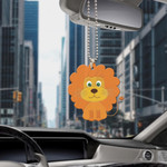 Car Hanging Ornament Adorable Baby Lion Cub With Polka Dot