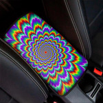 Psychedelic Expansion Optical Illusion Car Center Console Cover