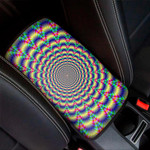 Psychedelic Explosion Optical Illusion Car Center Console Cover