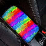 Rainbow Palm Tree Pattern Print Car Center Console Cover
