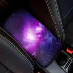 Purple Starfield Galaxy Space Print Car Center Console Cover