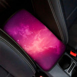 Purple Nebula Cloud Galaxy Space Print Car Center Console Cover
