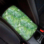 Exotic Tropical Leaf Pattern Print Car Center Console Cover
