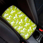 Cute Smiley Cow Pattern Print Car Center Console Cover
