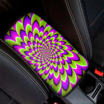 Green Expansion Moving Optical Illusion Car Center Console Cover