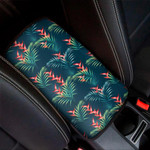 Tropical Plants Hawaii Pattern Print Car Center Console Cover