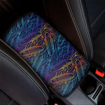 EDM Surfing Wave Pattern Print Car Center Console Cover