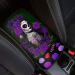 Purple Skull Girl Cool Style Printed Car Center Console Cover