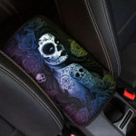 Red Blue Green Light Skull Girl Cool Style Printed Car Center Console Cover