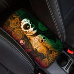 Red Green Skull Girl Cool Style Printed Car Center Console Cover