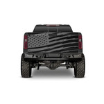 Grey And Black American Flag Truck Tailgate Decal Car Back Sticker