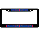 10 Flags Of Pennsylvania State Pattern Car License Plate Frame