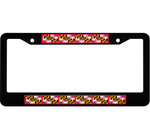 10 Flags Of Maryland State Pattern Car License Plate Frame