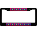 10 Flags Of Oregon State Pattern Car License Plate Frame