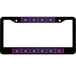 10 Flags Of Maine State Pattern Car License Plate Frame