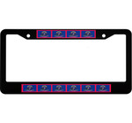 10 Flags Of North_Dakota State Pattern Car License Plate Frame