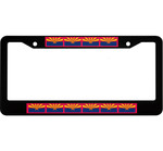 10 Flags Of Arizona State Pattern Car License Plate Frame