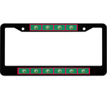 10 Flags Of Washington State Pattern Car License Plate Frame