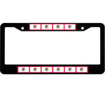 10 Flags Of Illinois State Pattern Car License Plate Frame