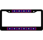 10 Flags Of Kentucky State Pattern Car License Plate Frame